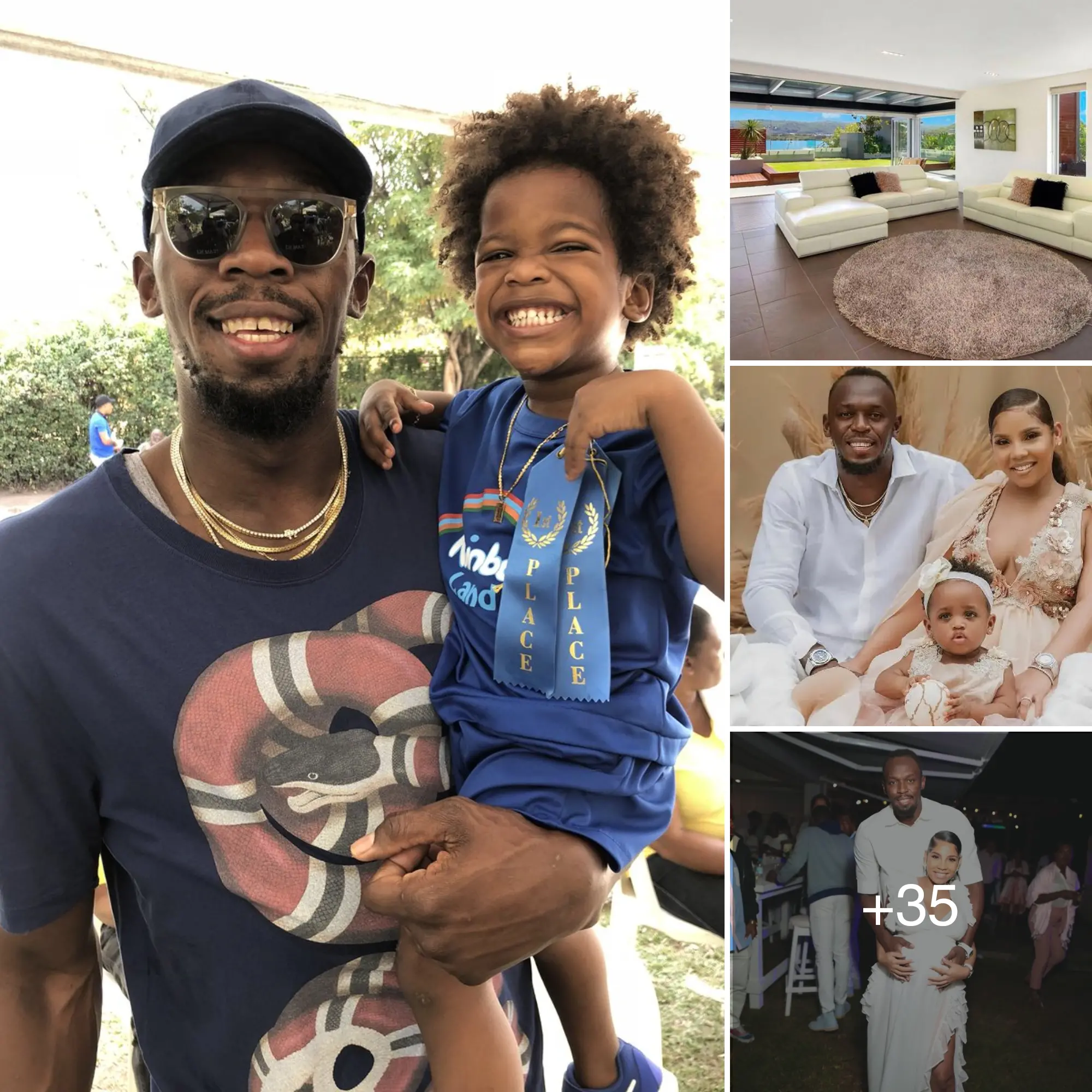 Step into the unique mansion amidst nature of the Usain Bolt family